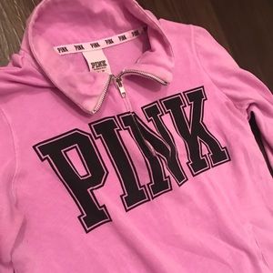 Victoria’s Secret PINK quarter zip hoodie XS